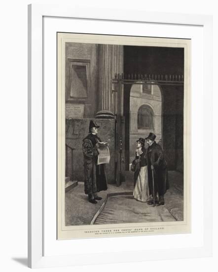 Reduced Three Per Cents, Bank of England-Philip Hermogenes Calderon-Framed Giclee Print