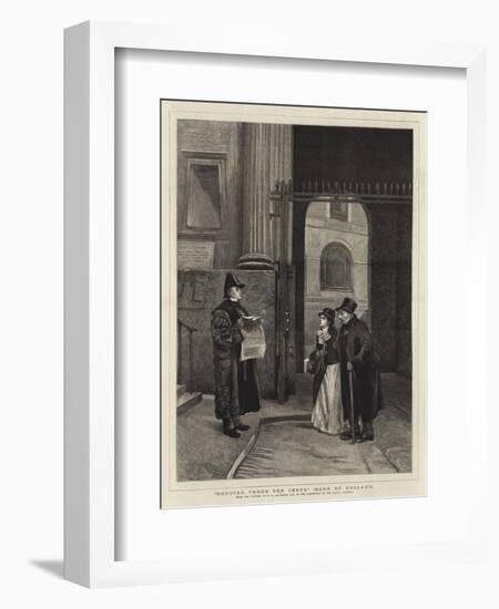 Reduced Three Per Cents, Bank of England-Philip Hermogenes Calderon-Framed Giclee Print