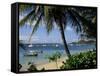 Reduit Beach, Rodney Bay, St. Lucia, Windward Islands, West Indies, Caribbean, Central America-John Miller-Framed Stretched Canvas