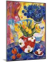 Redvase of Yellow Tulips-Lorraine Platt-Mounted Giclee Print