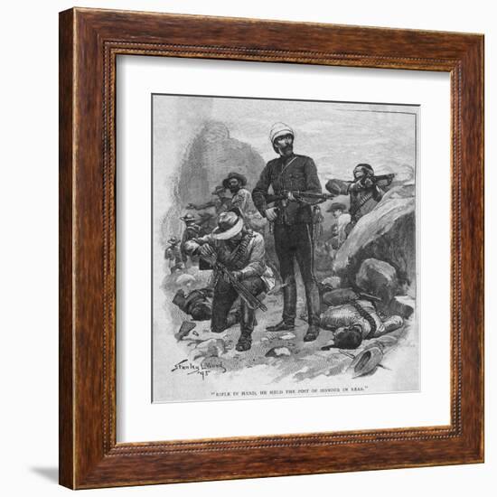 Redvers Buller at Hlobane-null-Framed Art Print