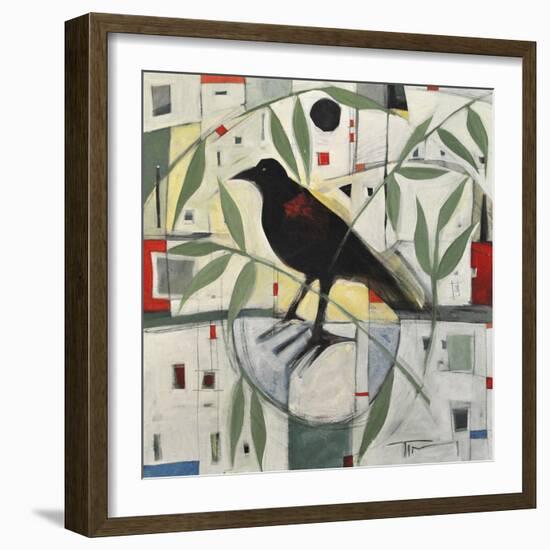 Redwing and Branches-Tim Nyberg-Framed Giclee Print