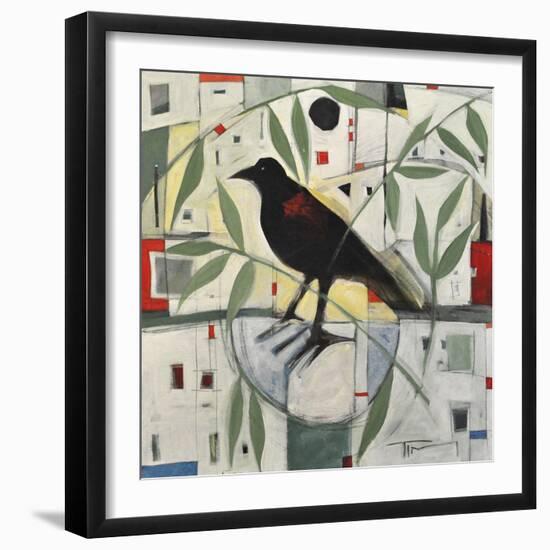 Redwing and Branches-Tim Nyberg-Framed Giclee Print