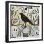 Redwing and Branches-Tim Nyberg-Framed Giclee Print
