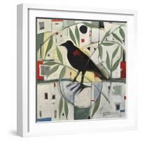 Redwing and Branches-Tim Nyberg-Framed Giclee Print