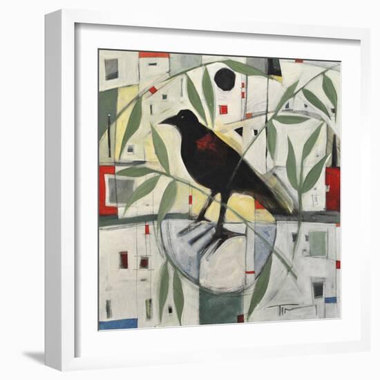 Redwing and Branches-Tim Nyberg-Framed Giclee Print