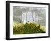 Redwings in the Mist-Miguel Dominguez-Framed Giclee Print