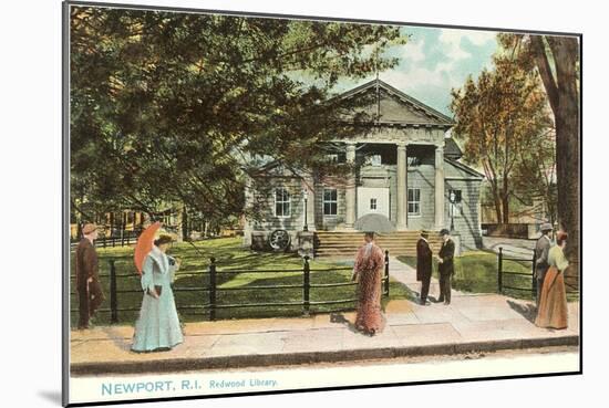 Redwood Library, Newport, Rhode Island-null-Mounted Art Print