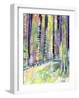 Redwoods Road Trip-Michelle Faber-Framed Giclee Print