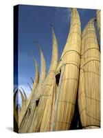 Reed Boats, Cabillitos de Totora, Huanchaco, Peru-Pete Oxford-Stretched Canvas