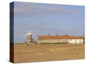 Reedbeds and Cley Windmill, Norfolk, England-Pearl Bucknell-Stretched Canvas