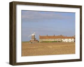 Reedbeds and Cley Windmill, Norfolk, England-Pearl Bucknell-Framed Photographic Print