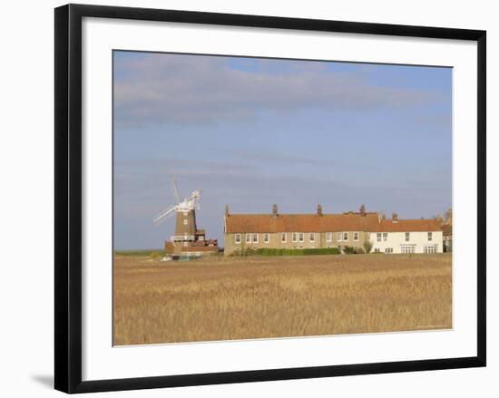 Reedbeds and Cley Windmill, Norfolk, England-Pearl Bucknell-Framed Photographic Print