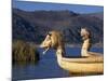 Reedboats, Lake Titicaca, Peru-John Warburton-lee-Mounted Photographic Print