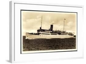 Reederei Braeunlich Stettin, Dampfer S.S. Rugard-null-Framed Giclee Print