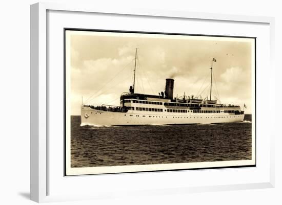 Reederei Braeunlich Stettin, Dampfer S.S. Rugard-null-Framed Giclee Print