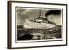 Reederei Braeunlich Stettin, Ostsee Dampfer Rugard-null-Framed Giclee Print