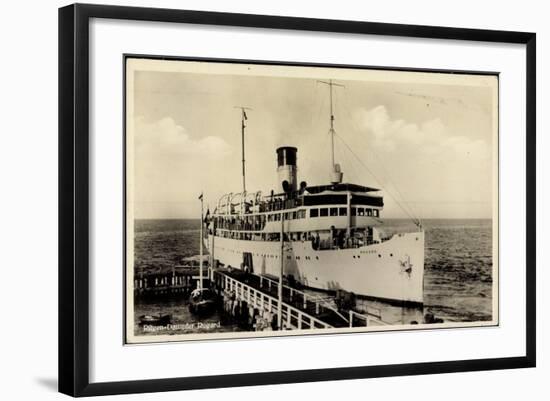 Reederei Braeunlich Stettin, Rügen Dampfer Rugard-null-Framed Giclee Print