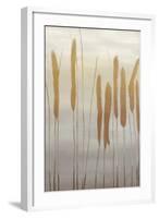 Reeds and Leaves I-Jennifer Goldberger-Framed Art Print