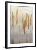 Reeds and Leaves I-Jennifer Goldberger-Framed Art Print