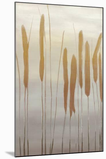 Reeds and Leaves I-Jennifer Goldberger-Mounted Art Print