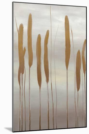 Reeds and Leaves II-Jennifer Goldberger-Mounted Art Print