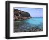 Reef and Sea, Cala Rossa, Favignana Island, Trapani, Sicily, Italy, Mediterranean, Europe-Vincenzo Lombardo-Framed Photographic Print