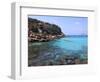 Reef and Sea, Cala Rossa, Favignana Island, Trapani, Sicily, Italy, Mediterranean, Europe-Vincenzo Lombardo-Framed Photographic Print