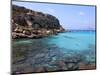 Reef and Sea, Cala Rossa, Favignana Island, Trapani, Sicily, Italy, Mediterranean, Europe-Vincenzo Lombardo-Mounted Photographic Print