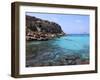 Reef and Sea, Cala Rossa, Favignana Island, Trapani, Sicily, Italy, Mediterranean, Europe-Vincenzo Lombardo-Framed Photographic Print