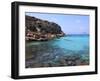 Reef and Sea, Cala Rossa, Favignana Island, Trapani, Sicily, Italy, Mediterranean, Europe-Vincenzo Lombardo-Framed Photographic Print