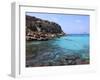 Reef and Sea, Cala Rossa, Favignana Island, Trapani, Sicily, Italy, Mediterranean, Europe-Vincenzo Lombardo-Framed Photographic Print