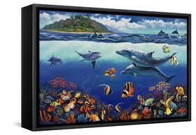 Reef Serenade-John Zaccheo-Framed Stretched Canvas