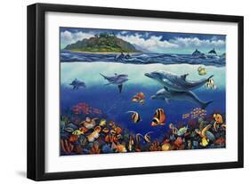 Reef Serenade-John Zaccheo-Framed Giclee Print