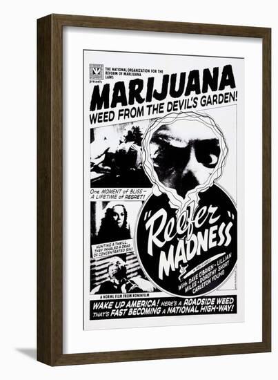 Reefer Madness, Dorothy Short, Kenneth Craig, 1936-null-Framed Art Print