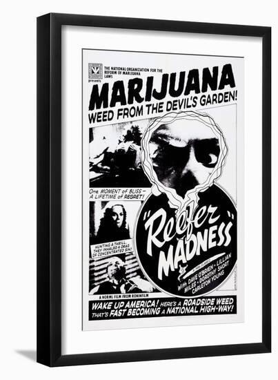 Reefer Madness, Dorothy Short, Kenneth Craig, 1936-null-Framed Art Print