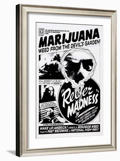 Reefer Madness, Dorothy Short, Kenneth Craig, 1936-null-Framed Art Print