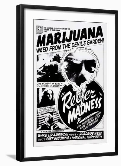 Reefer Madness, Dorothy Short, Kenneth Craig, 1936-null-Framed Art Print