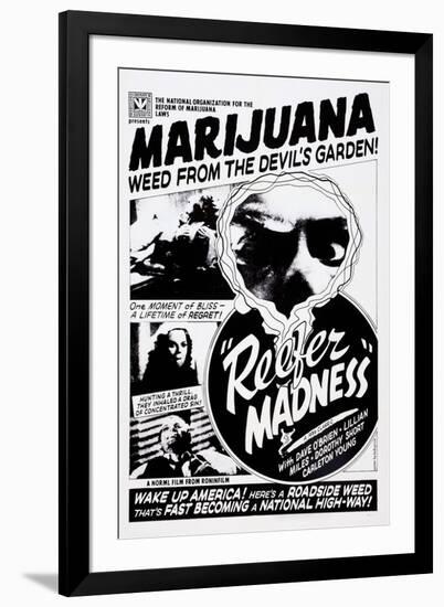 Reefer Madness, Dorothy Short, Kenneth Craig, 1936-null-Framed Art Print