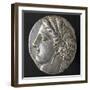 Reek Tristater Struck in Carthage in 260 BC, Depicting Persephone, Recto, Greek Coins-null-Framed Giclee Print