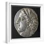 Reek Tristater Struck in Carthage in 260 BC, Depicting Persephone, Recto, Greek Coins-null-Framed Giclee Print