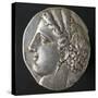 Reek Tristater Struck in Carthage in 260 BC, Depicting Persephone, Recto, Greek Coins-null-Stretched Canvas