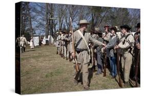 Reenactment Of Civil War Siege Of April 1862, Bridgeport, Alabama-Carol Highsmith-Stretched Canvas