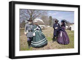 Reenactment Of Civil War Siege-Carol Highsmith-Framed Art Print