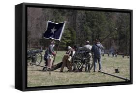 Reenactment Of Civil War Siege-Carol Highsmith-Framed Stretched Canvas