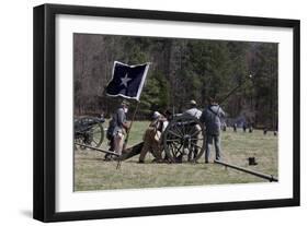 Reenactment Of Civil War Siege-Carol Highsmith-Framed Art Print