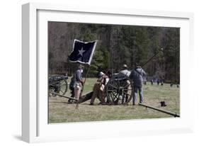 Reenactment Of Civil War Siege-Carol Highsmith-Framed Art Print