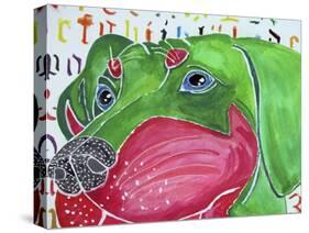 Reeves the Dachshund-Lauren Moss-Stretched Canvas