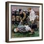 "Ref Out Cold", November 25, 1950-Stevan Dohanos-Framed Giclee Print