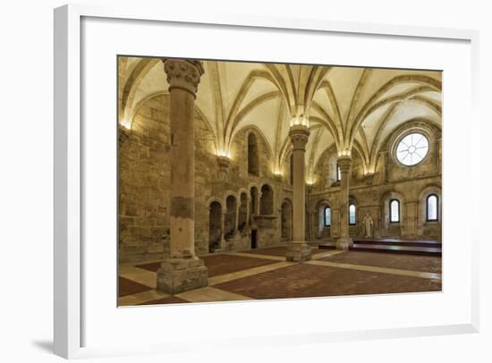 Refectory, Santa Maria Monastery, UNESCO World Heritage Site, Alcobaca, Estremadura-G and M Therin-Weise-Framed Photographic Print